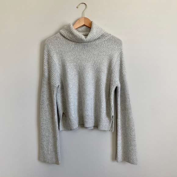 Grey Calvin Klein Turtleneck Sweater